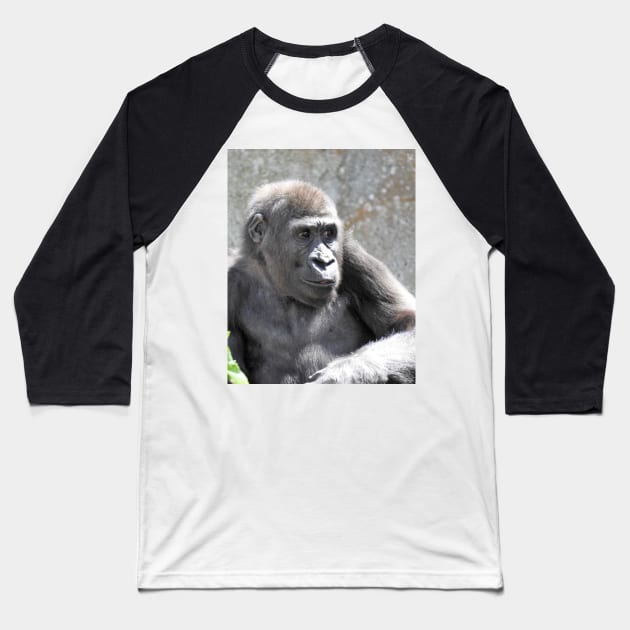 Gorilla Baseball T-Shirt by kirstybush